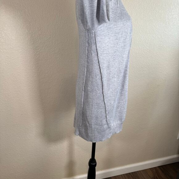 NWOT Love Ellie Open Front Rib Detailing Cardigan Gray Women Size M - Picture 3 of 12